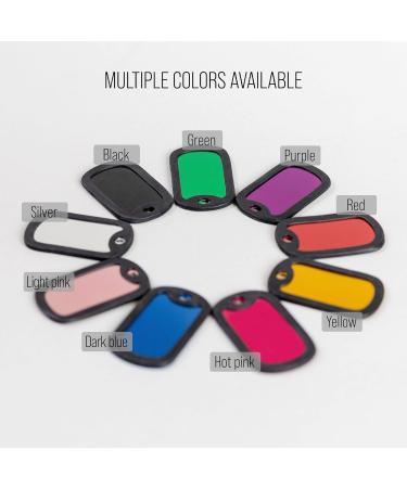 Buy MIA MIA Custom Medical Alert Necklace - Aluminum Military Style ID Tag for Men & Women | Engraved Emergency Awareness Jewelry for Diabetes Allergy Epilepsy & Medical Conditions - Buy Online on GoSupps.com