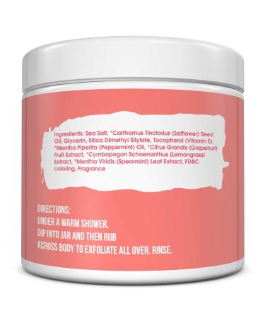 Buy Grapefruit & Lemongrass Body Polish Salt Scrub - 23oz | Best International Shipping | Natural Exfoliating Scrub - Buy Online on GoSupps.com