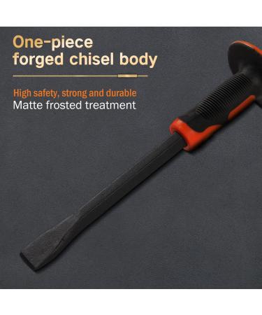 KSEIBI 283570 12 Cold Chisels with Soft Grip Handle - Flat Shank for Precision Cutting - Buy Online on GoSupps.com