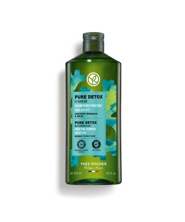 Yves Rocher Yves Rocher - Purifying Shampoo with Organic Algae - Normal to Oily Hair - Reduces Excess Oil and Removes Impurities - Sulfate-Free - 300 ml