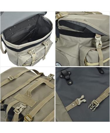 Lixada 50L Waterproof Bike Pannier Bag | Large Capacity Bicycle Trunk Bag | Army Green - Buy Online on GoSupps.com