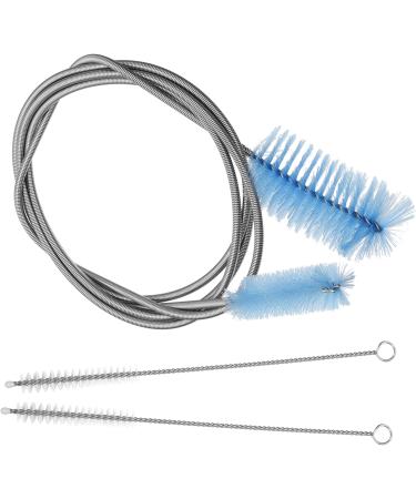 Baluue 12 Pcs Hose Cleaning Brush Dishwasher Drain Hose Dryer Vent Cleaning Brush Pipe Cleaner Brush Crevice Cleaning Tool Sink Drain Brush Bottle Brush Elasticity Stainless Steel Bluex4pcs 20X5CMx4pcs - Buy Online on GoSupps.com