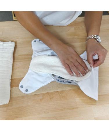 Buy Avo + Cado 3-Layer Bamboo Inserts Size 1 (5 Pieces) - Ultimate Absorbent Cloth Diaper Solution for Newborns - International Shipping Available - Buy Online on GoSupps.com