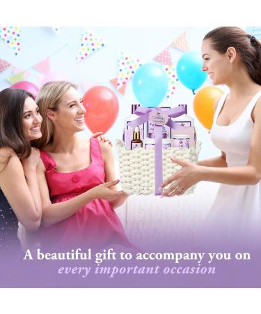Luxurious Lavender Bath and Body Gift Set for Women & Men - Spa Essentials Shower Gel Bath Bombs Lotion Mug & More - Buy Online on GoSupps.com