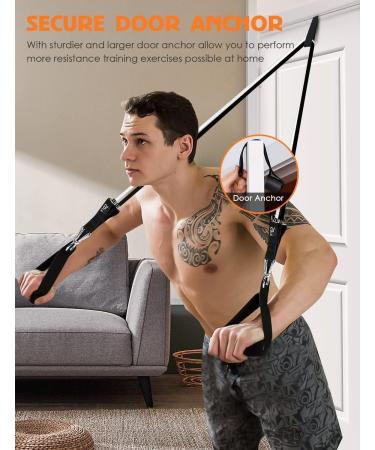 Resistance Bands Exercise Bands Resistance Bands for Working Out Work Out Bands with Handles for Men and Women Fitness Strength Training Home Gym Equipment (Dark Gray) - Buy Online on GoSupps.com