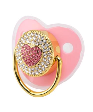 MAM Heart-Shaped Rhinestone Pacifier for Newborns | PP & Silicone | Ages 6-18 Months | International Shipping - Buy Online on GoSupps.com