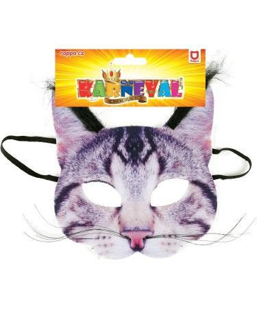 Rappa 160095 Lifelike Cat Mask - Realistic Animal Carnival Costume Accessory for Kids & Adults - Buy Online on GoSupps.com
