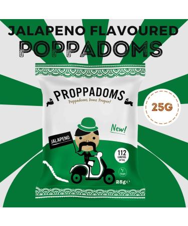 Proppadom Wafers Pick N Mix - Choose From 3+ Flavours | Garlic & Red Chilli Jalapeno Sriracha Original | Gift Set for Wafer Lovers Pack of 3 X 25g 25 g (Pack of 3) - Buy Online on GoSupps.com