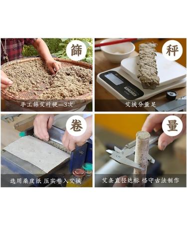 BUNIQ Moxibustion Sticks - 10pcs Pure Wormwood & Mulberry Leaf Moxa for Natural Warmth & Meridian Health - Buy Online on GoSupps.com