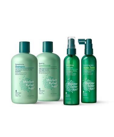 Thicker Fuller Hair Strengthening Shampoo - Green 12 Fl Oz - Buy Online on GoSupps.com