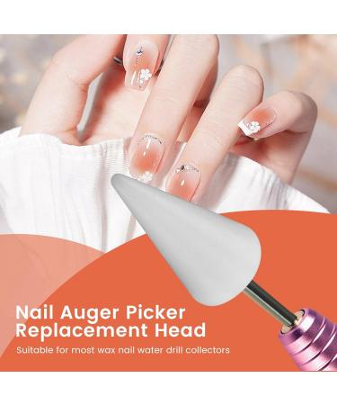 Yarzkrg 32Pieces Nail Rhinestones Picker Replacement Tips for Nail Dotting Pen to Pick Up Nail Gem Jewelry Replacement - Buy Online on GoSupps.com