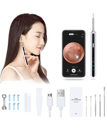 Ear Wax Removal Earwax Cleaner Wireless Ear Otoscope with 6 LED Light Earwax Removal Kit for Kids Adults Pets