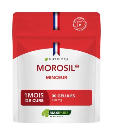 MOROSIL 400 mg Extrait d Orange Moro Brevet 1 Mois de Cure 30 G lules Vegan Nutrimea - Fabriqu en France Morosil 30 unit (Lot de 1)