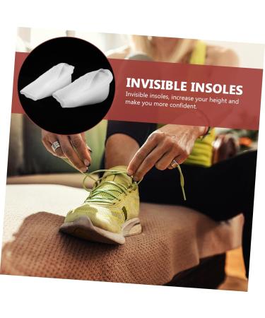 Practical Silicone Heel Lift Inserts - Size 8 White Shoe Pads for Comfort & Support | Shop Internationally - Buy Online on GoSupps.com