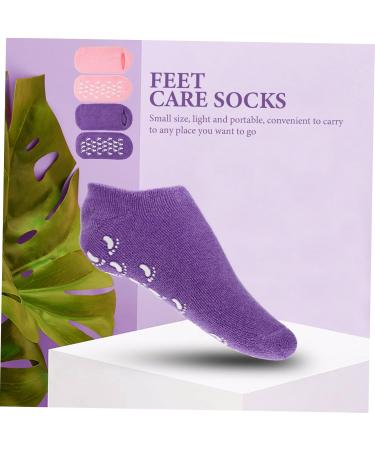 minkissy 4 Pairs Gel Socks Women's Socks Vegetable Gel Moisturizing Miss - Buy Online on GoSupps.com