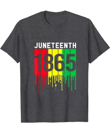 Juneteenth 1865 Tshirt- Women's Casual Graphic Tee | Black History American African Freedom Day Shirt - Gray XL - Buy Online on GoSupps.com