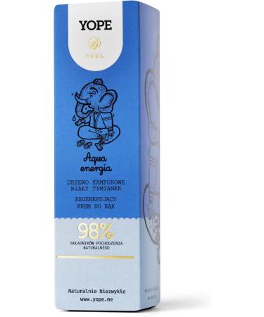 YOPE Aqua Energy Natural Hand Cream 50ml - Buy Online on GoSupps.com