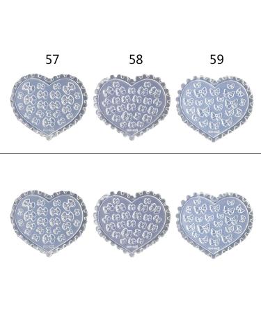 Awesomeonei 3D Heart Arches Silicone Nail Art Form - DIY Decoration Tool MD59 for Stunning Nail Designs - Buy Online on GoSupps.com