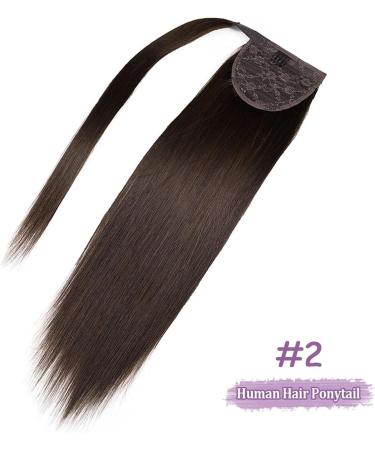 Ponytail Extensions Natural Brazilian Ponytail Ponytail Human Hair Human Remy Hair Extensions Long Ponytail Extensions Human Hair Ponytail Ombre for Women(Dark Brown 22inches 100g) 22inches 100g Dark Brown - Buy Online on GoSupps.com