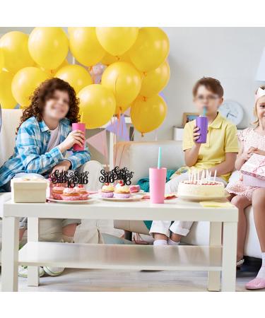 Rsstarxi 30 Pack Glitter 16 Cupcake Toppers Sweet 16th Birthday Cake Toppers Hello 16 Sixteen Years Old Cupcake Picks 16th Birthday Wedding Anniversary Party Cake Decorations Black Design 1 Black - Buy Online on GoSupps.com