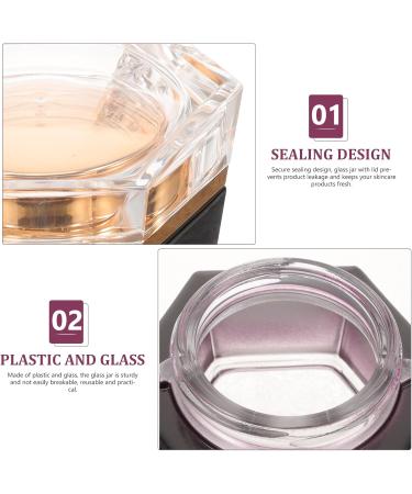 Beaupretty Lotion Cream Terrarium Moisturizer Dispenser Cosmetic Jar Skin Care Containers Small Container Moisturizer Container Skincare Containers Purple Empty Bottle Powder Plastic Travel - Buy Online on GoSupps.com