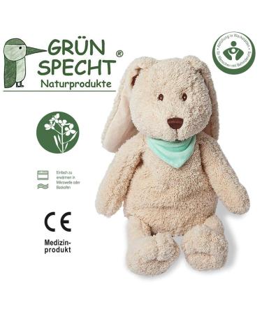 Green Woodpecker HASE Papa 44cm Heat Cuddle Pad - Durable Washable Cover Long-Lasting Rapeseed Heat Storage - International Shipping - Buy Online on GoSupps.com