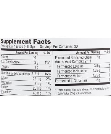 Labrada Nutrition BCAA Power Powder - Orange Mango 30sv | Fermented Amino Acids with Glutamine & Electrolytes | Muscle Building Post Workout Supplement - Buy Online on GoSupps.com