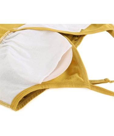 MANCI Nursing Top Tank Cami M Black+Yellow+Bright Blue | Maternity Pajama Tops Sleep Bra - Buy Online on GoSupps.com