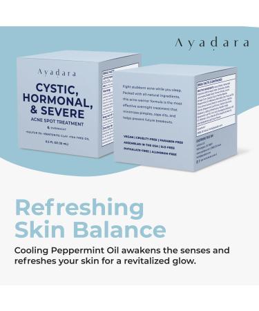 Cystic Acne Spot Cream Overnight Hormonal Acne-Prone Skin for Face & Body Sulfur Cream for Women Men & Teens Effective for Stubborn Breakouts 120 Uses - Buy Online on GoSupps.com