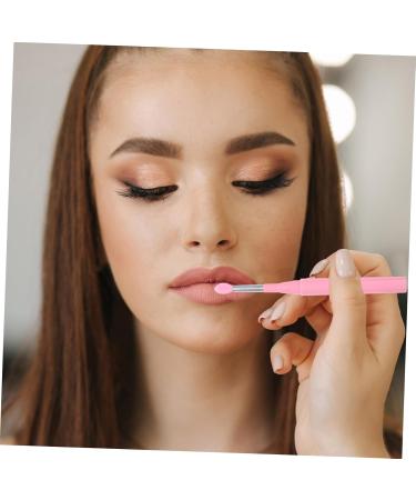 FRCOLOR Lip Brush Eyeshadow Brush Makeup Lip Brush Made of Silicone Lip Gloss Balm Applicator Lip Spoon Lipstick Brush with Cap Lip Forming Silica Gel Applicator Brush - Buy Online on GoSupps.com