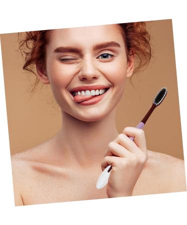 Minkissy Adult Toothbrush Set - 4 High Bristle Density Oral Cleaning Tools for Travel | Durable Effective Home Dental Care Solutions - Buy Online on GoSupps.com