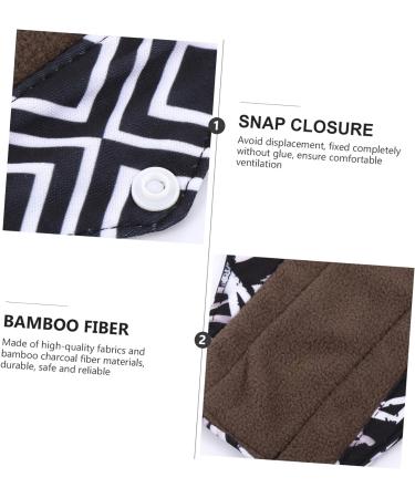 Set of 4 Washable Cloth Panty Liners | Reusable Menstrual & Incontinence Pads | Heavy Flow Washable Napkins | Eco-Friendly Cloth Pads - Buy Online on GoSupps.com