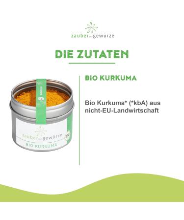 Organic Turmeric Powder | 100% Natural Curcumin | Premium Quality | Magic of the Spices | 55g - International Shipping Available - Buy Online on GoSupps.com