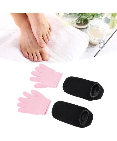 Moisturizing Gel Spa Socks&Gloves Set with Essential Oil for Dry Cracked Hands Feet Moisturizing Socks Gloves Set - Buy Online on GoSupps.com