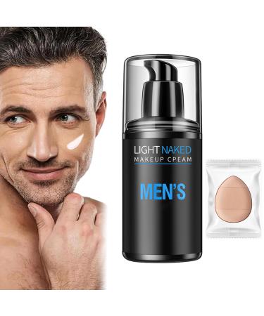 Men's Makeup Cream Men's Tone-Up Lazy Cream Long Lasting Refreshing & Non-sticky Men's Gentle Multi-Effect Bare Face Concealer for Moisturizing and Spot Coverage (1PC)