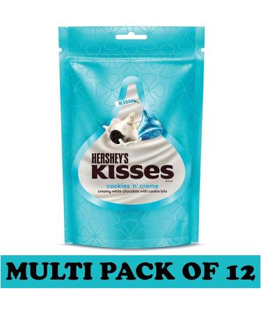 Hershe Kisses Cookies n Creme Chocolates (33.3 g) Pack of 12 - Buy Online on GoSupps.com