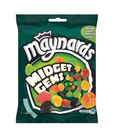 Maynards Midget Gems (190g) - Paquet de 6