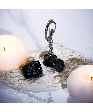 Tudomro 2 Pcs Pet Urns Keychain with Storage Bags - Small Pet Ashes Keepsake for Dog Cat Cremation Jewelry - Buy Online on GoSupps.com