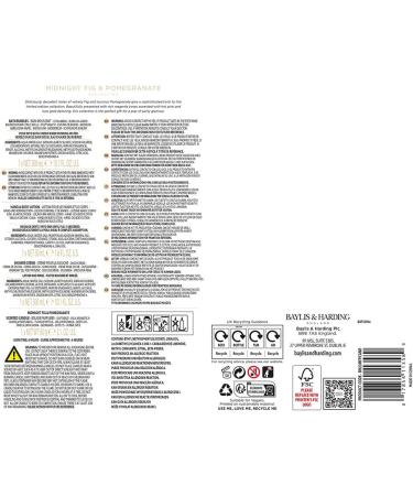 Baylis & Harding Midnight Fig & Pomegranate Luxury Bathing Gift Set - Vegan Friendly (1 Pack) - Buy Online on GoSupps.com