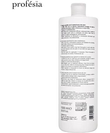  Profesia Shampoo for color-treated hair 1000 ml. Professional moisturizing shampoo with blueberry extracts provides vitality shine and long-lasting results. - Buy Online on GoSupps.com
