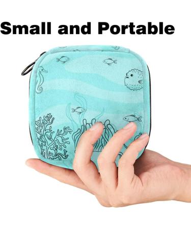 Portable Women's Binding-Up Bags | Colorful Menstrual Cup & Tampon Bags for Teens - Buy Online on GoSupps.com