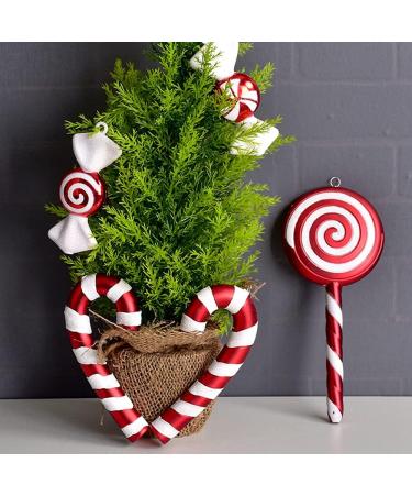 Travelfreely Christmas Decorations Red and White Sweets Lollipop Stick Combination Decoration Party Decoration - Buy Online on GoSupps.com