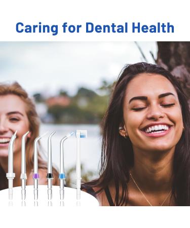 Leogony 6PCS Water Flosser Replacement Heads Water Flosser Tips for Waterpik - Buy Online on GoSupps.com