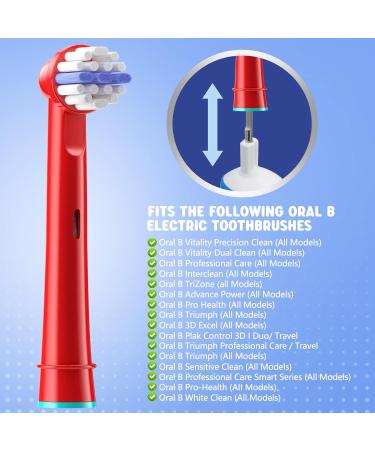 THISONG Kids Toothbrush Replacement Heads - Pack of 12 | Compatible with Oral-B Electric Toothbrush | Professional Precision Cleaning for Effective Oral Care - Buy Online on GoSupps.com
