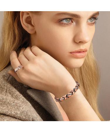 Shop Cigmag Women's Lymphatic Drainage Copper Bracelet - Ultra-High Magnets 99% Pure Copper Adjustable Gift Box & Removal Tool - Buy Online on GoSupps.com