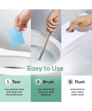 Buy Eco-Friendly Toilet Cleaner Sheets - 40 Strips | International Shipping - Buy Online on GoSupps.com