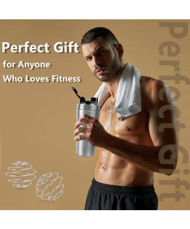 Joligaea Stainless Steel Protein Shaker 750ml - Optimal for Diet & Fitness Shakes with Scale | Sport Fitness Accessory - Buy Online on GoSupps.com