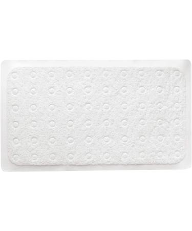 Zenna Home Ultimate Loofah Tub Mat - White - 29 x 17 - Buy Online on GoSupps.com