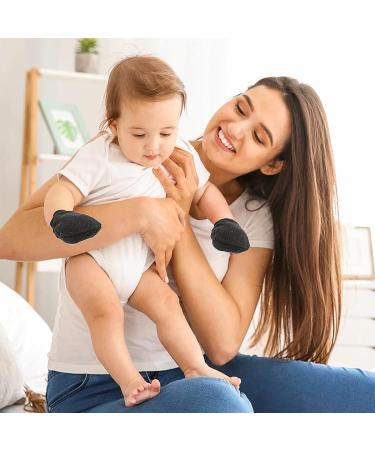 Yolev 6 Pairs Newborn Baby Mittens | Soft Cotton Infant Gloves for 0-6 Months Boys Girls | No Scratch Toddler Mittens Set - White, Light Gray, Black - Buy Online on GoSupps.com
