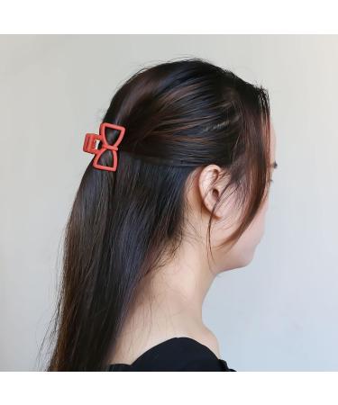 5 PCS Medium Claw Hair Clips for Women Girls 2" Matte Hollow Out Rectangle Small Hair Claw Clips Hair Jaw Clips Nonslip Clips L13-multicolor 5PCS 5PCS L13-multicolor - Buy Online on GoSupps.com